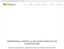 Tablet Screenshot of geointegral.es